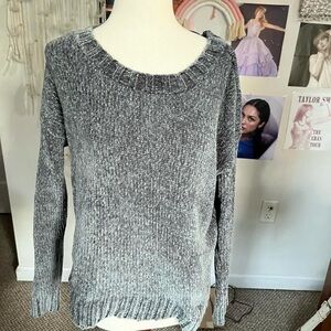 Aerie Charcoal Crew Neck Sweater